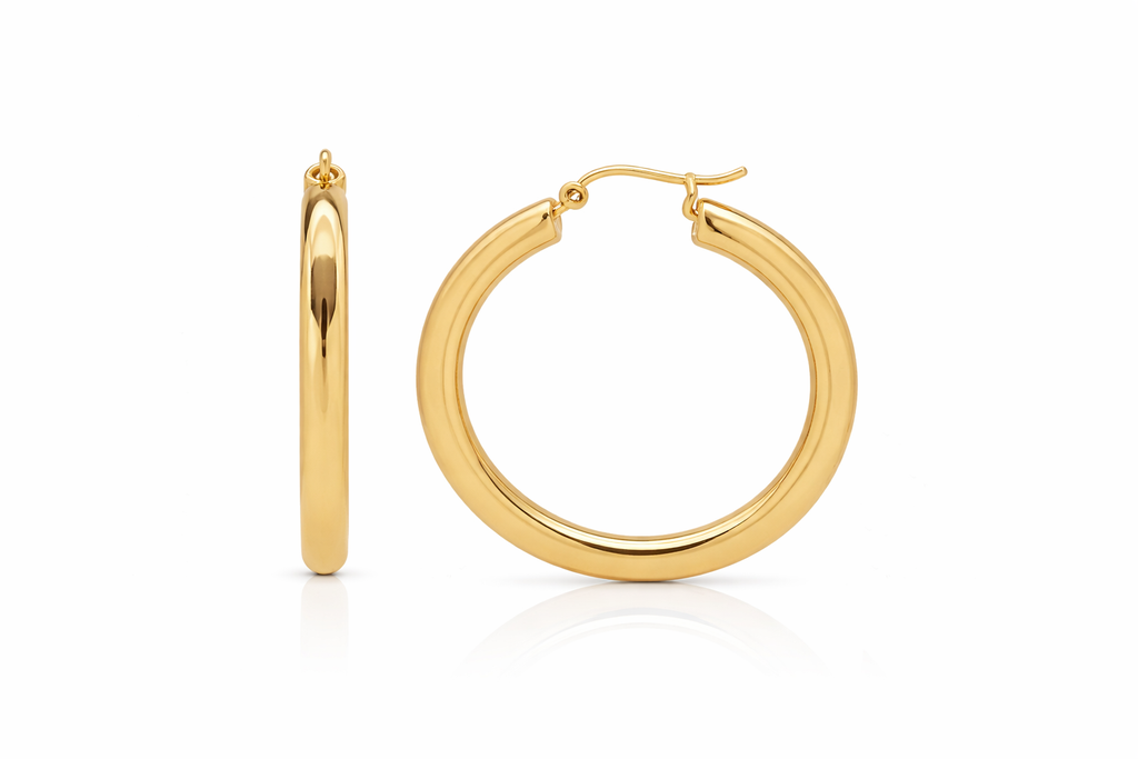 Women's Hollow Hoop (30mm)