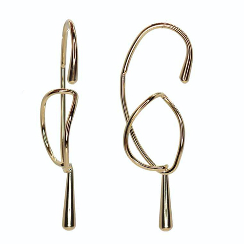 Clip Gold Fashion Women's Earrings