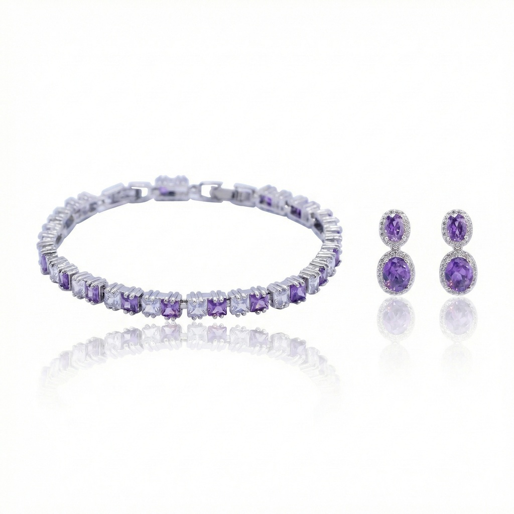 Women's Bracelet & Earring Set