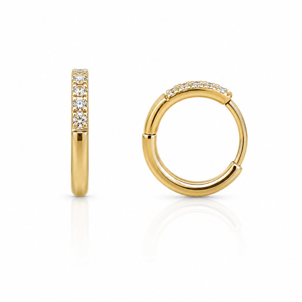Women’s Ear Piercing (Thickness 1.6mm,Diameter 8)